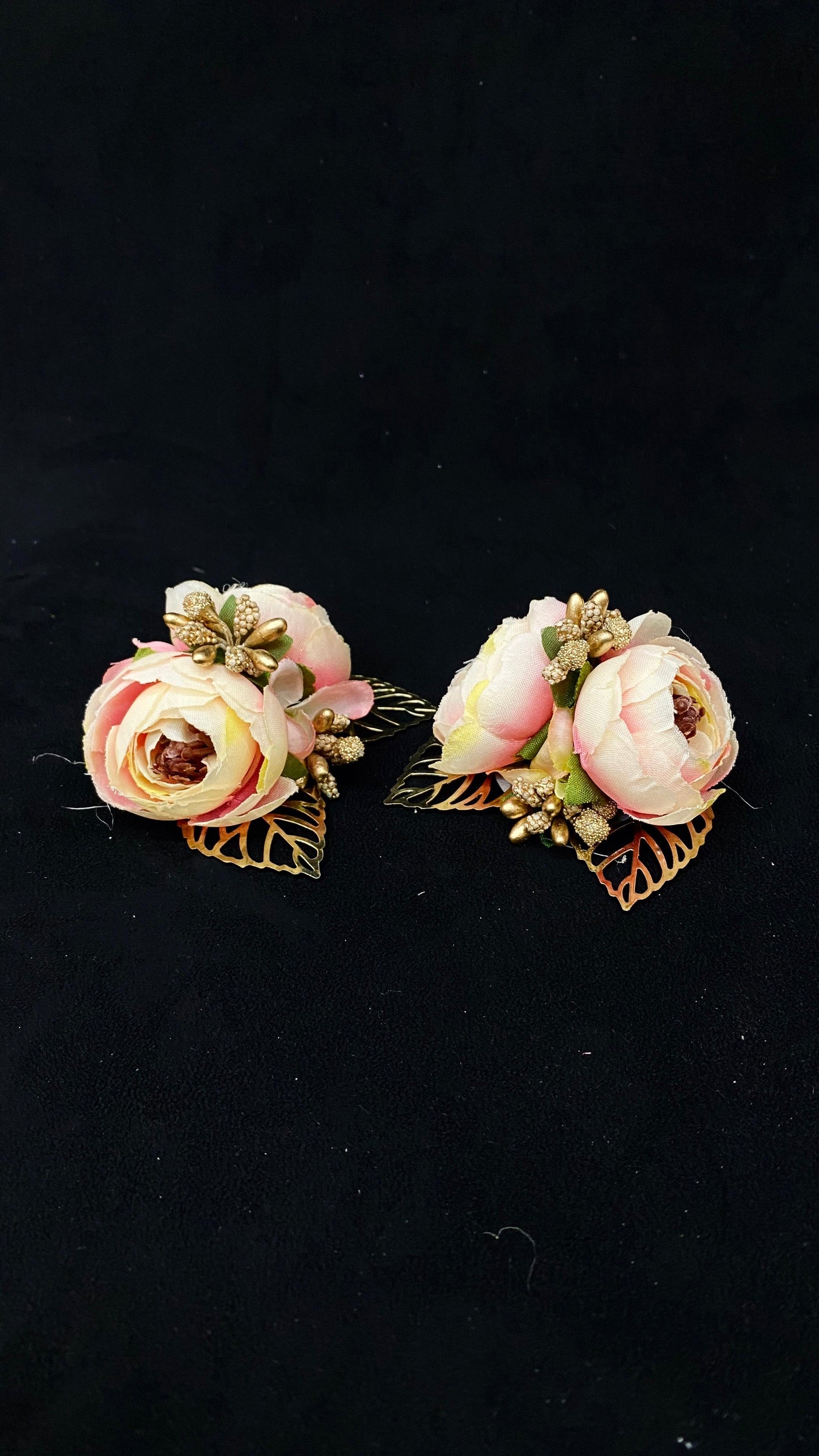 PEONY FLOWER BROOCH