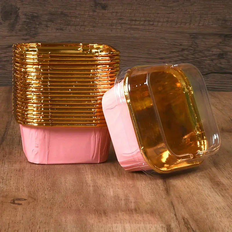 METALLIC BROWNIE BAKE&SERVE WITH LID