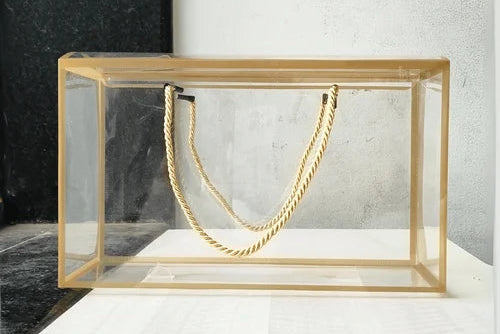TRANSPARENT PVC HAMPER BAG