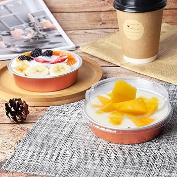 BETA ROUND FOIL BAKE&SERVE WITH LID