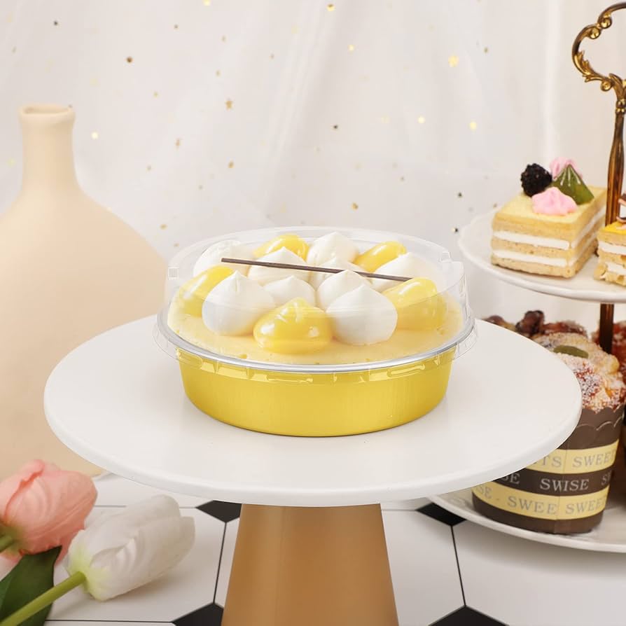 BETA ROUND FOIL BAKE&SERVE WITH LID