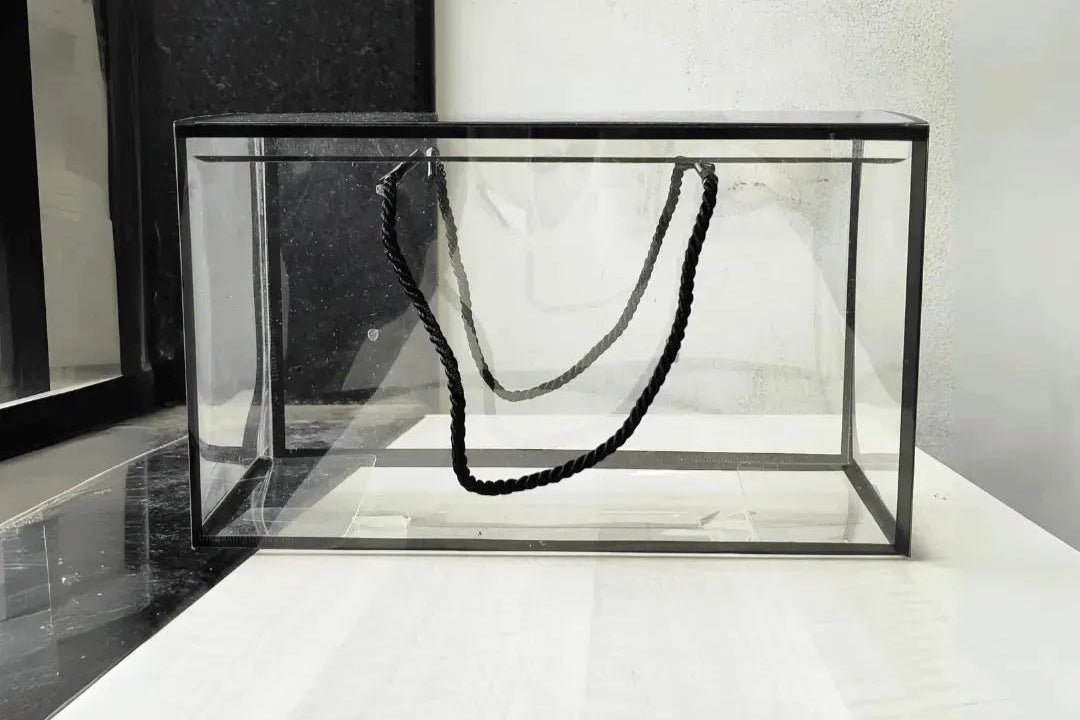 TRANSPARENT PVC HAMPER BAG