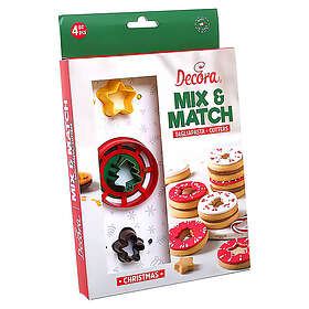 4 Piece Christmas Cookie Cutter Set –  Mix & Match Baking Kit