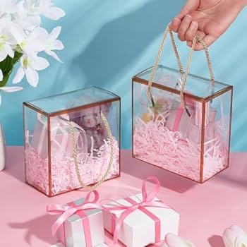 TRANSPARENT PVC HAMPER BAG