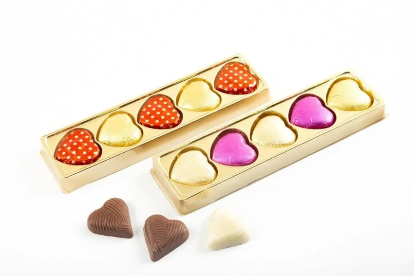 5PCS CHOCOPACK HEART BOX (PACK OF 10)