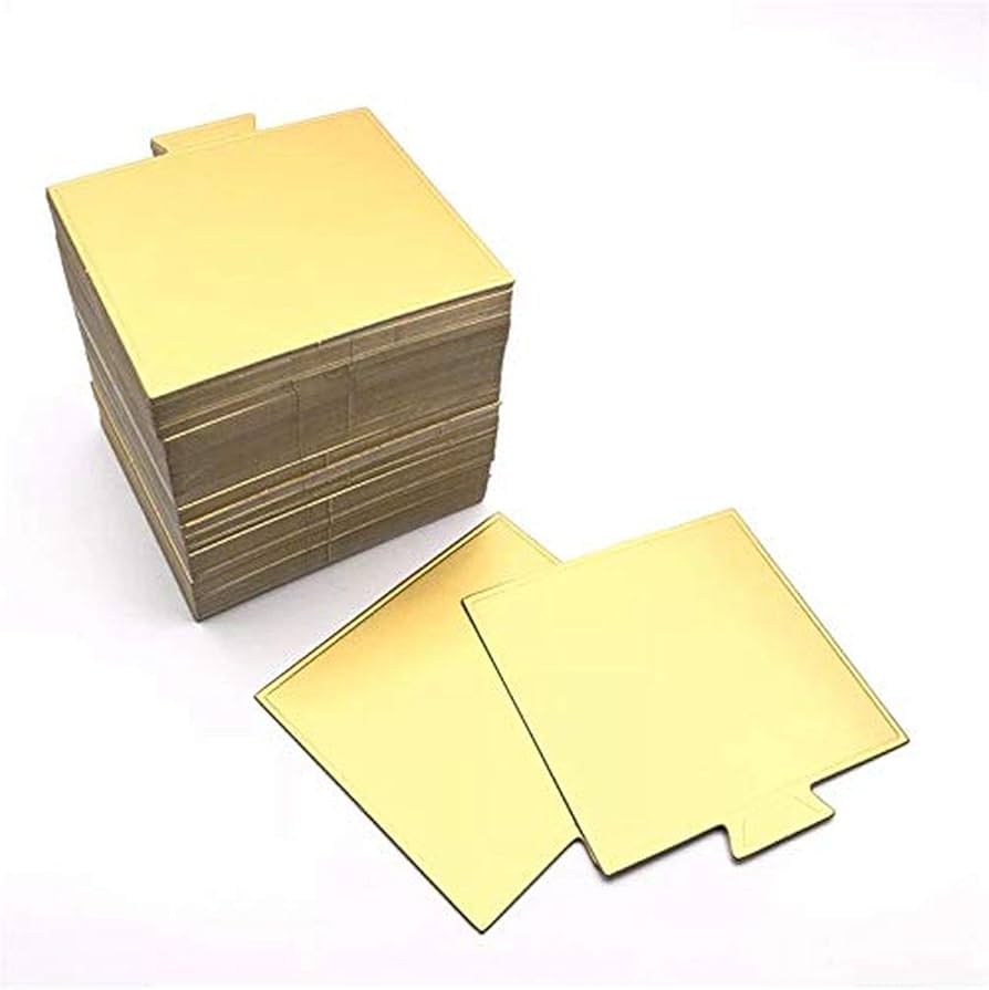 SQUARE PASTRY BASE (PACK OF 25PCS)