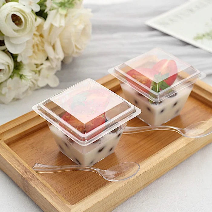 MOUSSE GLASS | PS1 GLASS MOUSSE CUP WITH LID 120ml