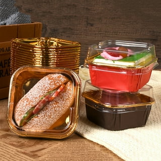 METALLIC BROWNIE BAKE&SERVE WITH LID