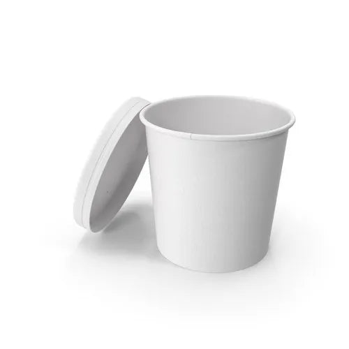 WHITE PAPER TUB / ICE CREAM TUB 750ML