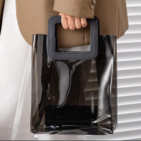 BLACK GIFT BAG WITH HANDLE (PACK OF 10)