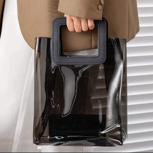 BLACK GIFT BAG WITH HANDLE  (PACK OF 10)