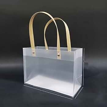 OPAQUE GIFT BAG WITH KRAFT HANDLE (PACK OF 10)