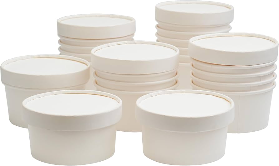 WHITE PAPER TUB/ ICE-CREAM TUB 300ML