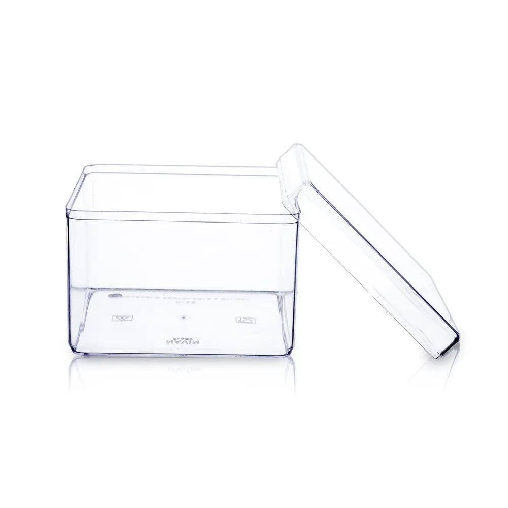 ACRYLIC SQUARE DESSERT TUB 375ml