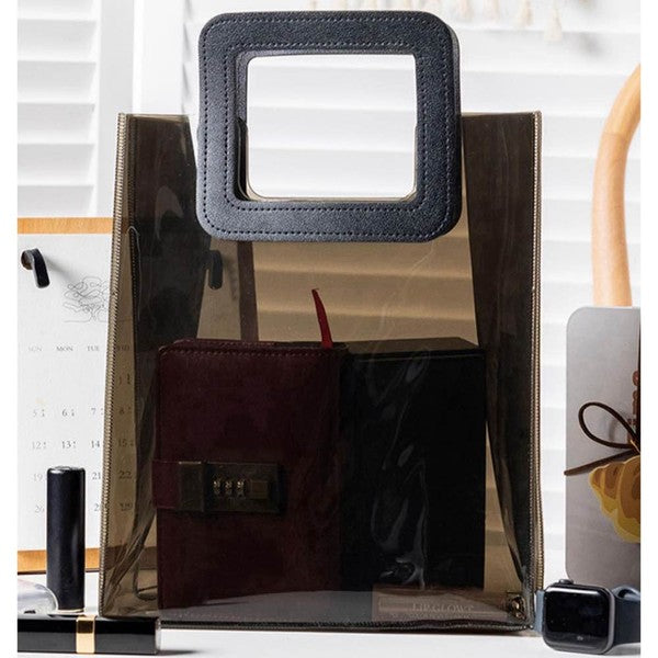 BLACK GIFT BAG WITH HANDLE (PACK OF 10)