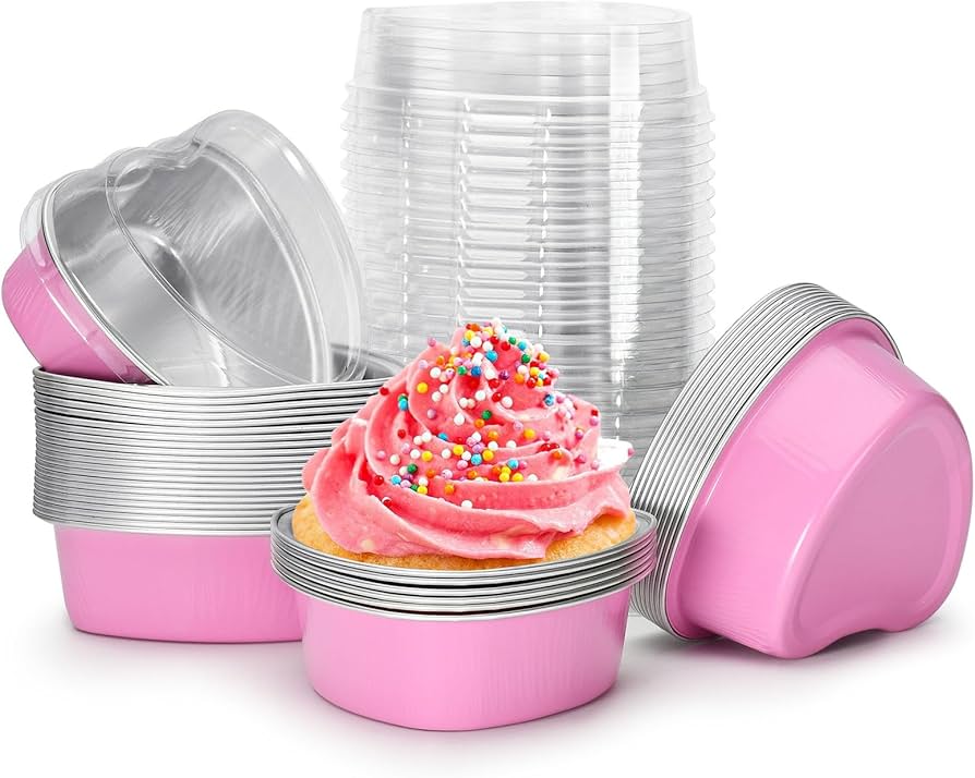 HEART FOIL BAKE&SERVE WITH LID
