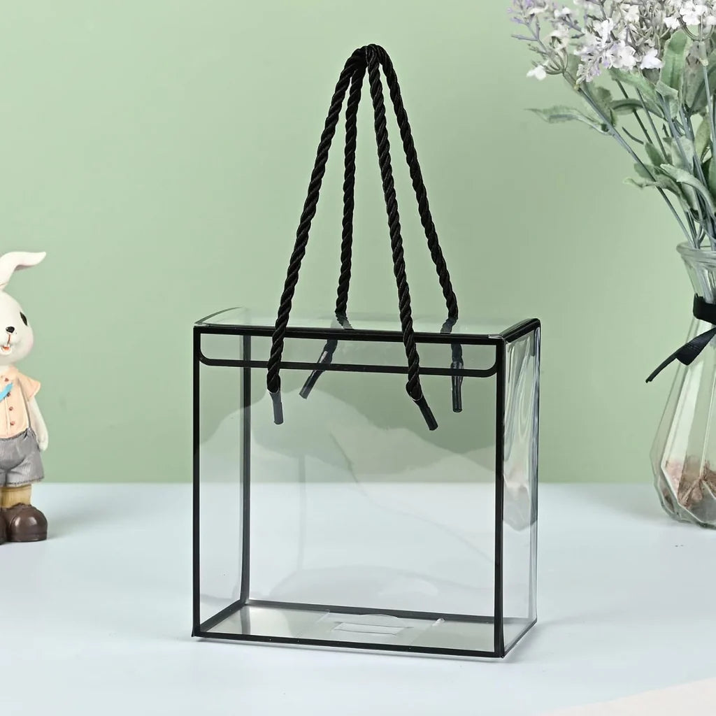 TRANSPARENT PVC HAMPER BAG