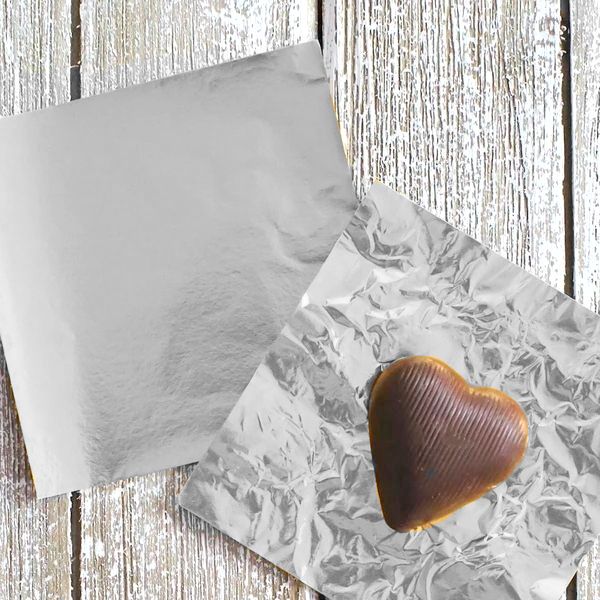 Silver Aluminium Chocolate Wrapper Foil / Chocolate Candy Wrappers Aluminium Foil Paper (Copy)