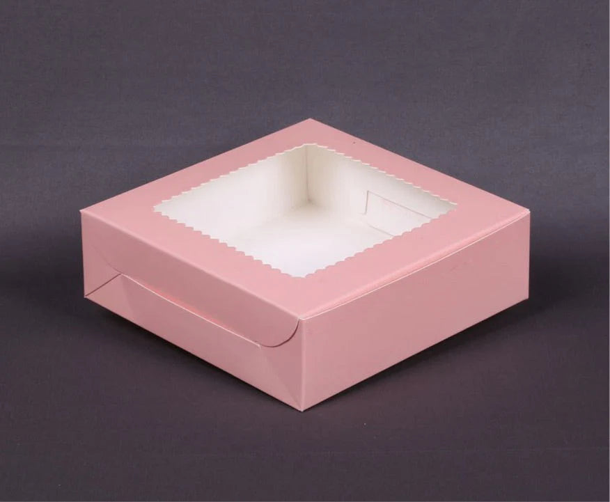 PINK 4 BROWNIE BOX (PACK OF 10)
