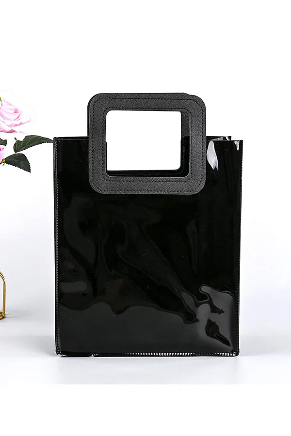 BLACK GIFT BAG WITH HANDLE (PACK OF 10)