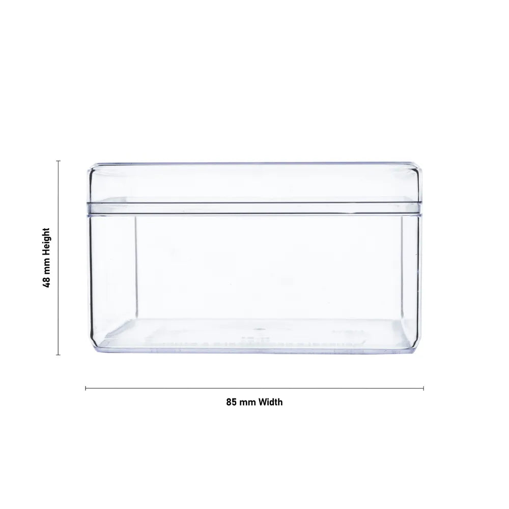 ACRYLIC SQUARE DESSERT TUB 200ml