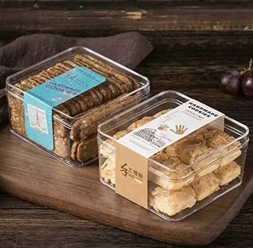 ACRYLIC SQUARE DESSERT TUB 200ml