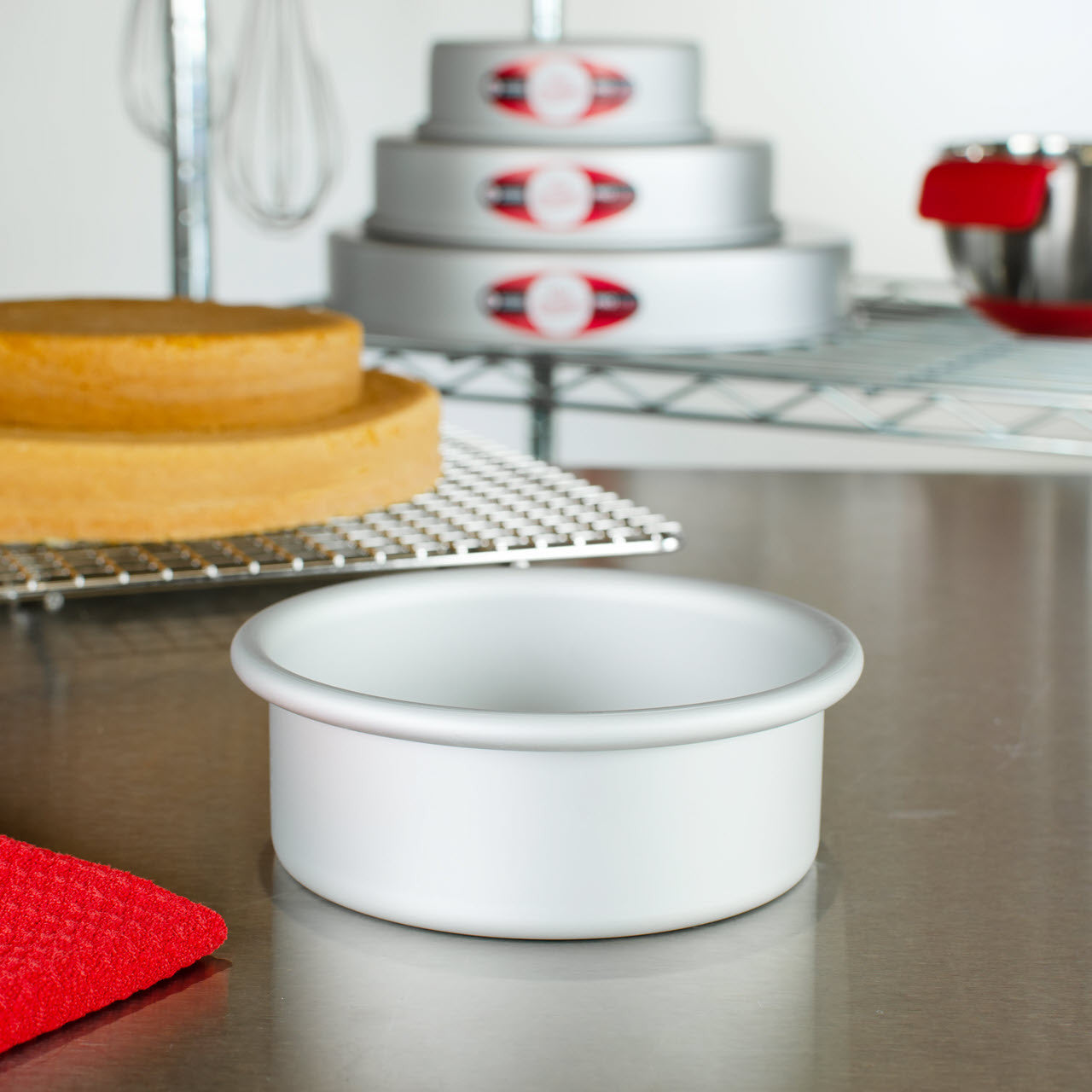 5 x 2.5 inches Round Aluminum Cake Tin /Cake Mould / Round Thali
