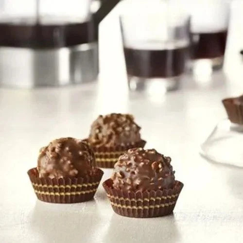 FERRERO ROCHER CHOCOLATE CUPCAKE LINER , BAKING CUPS / FERRERO PAPER LINERS (PACK OF 1000PCS)