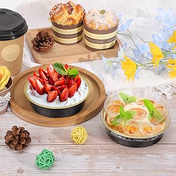 BETA ROUND FOIL BAKE&SERVE WITH LID