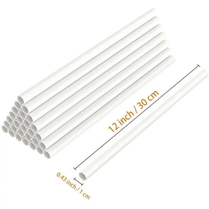 PLASTIC CAKE DOWEL RODS (PACK OF 8)