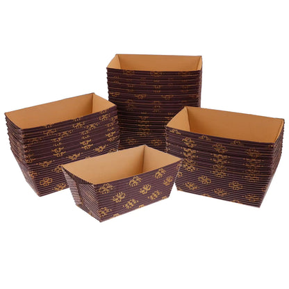 100gms Mini Bake & Serve Plum Cake Box With Lid | Bakeable Plum Cake Tray with Lid