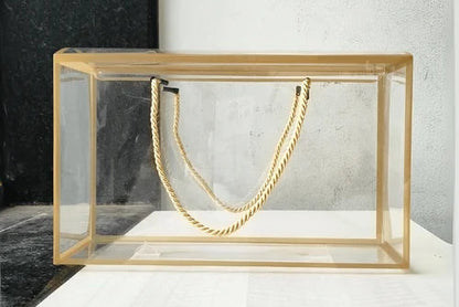 TRANSPARENT PVC HAMPER BAG