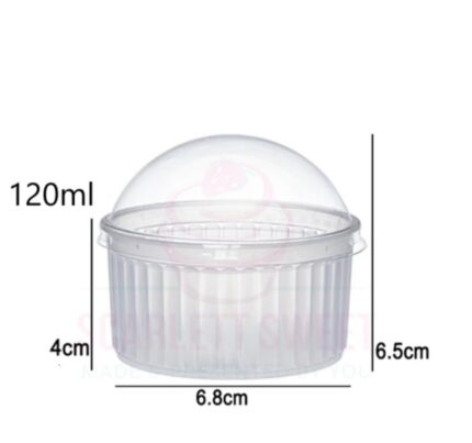 Premium Clear Dessert Cups with Dome Lid – Thick & Sturdy Finish