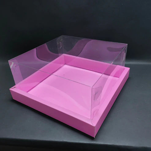 TRANSPARENT FULL DISPLAY HAMPER BOX .