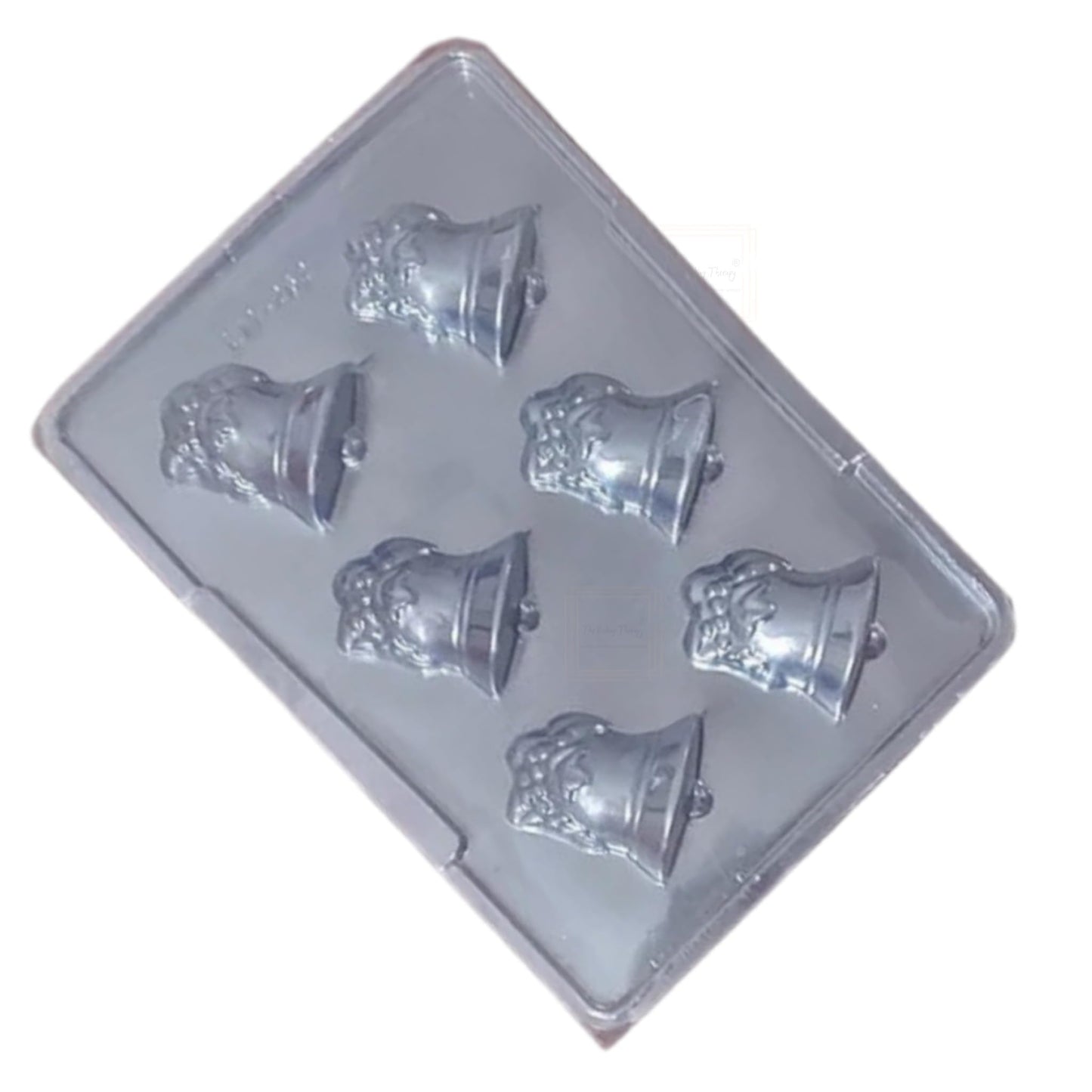 Christmas Bell Chocolate Mould – 6 Cavity PVC Mould
