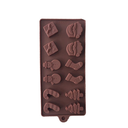 Chirstmas Silicone Chocolate Mould – Christmas Shapes for Baking & Desserts