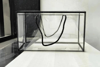 TRANSPARENT PVC HAMPER BAG