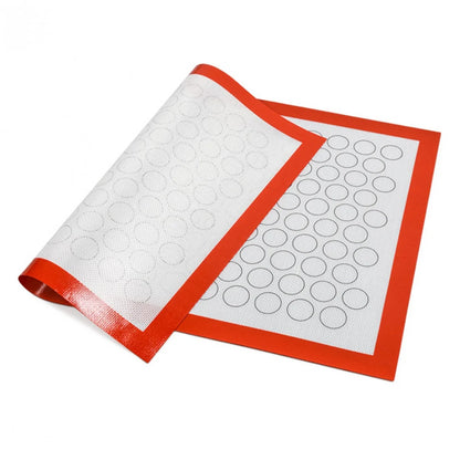 Silicone Non-Stick Baking Mat Circle Macaroon Kitchen Dough Pad