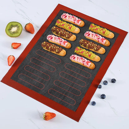 Silicone Non-Stick Eclairs & Macaron Baking Mat