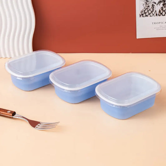 OVAL DESSERT CONTAINER WITH LID
