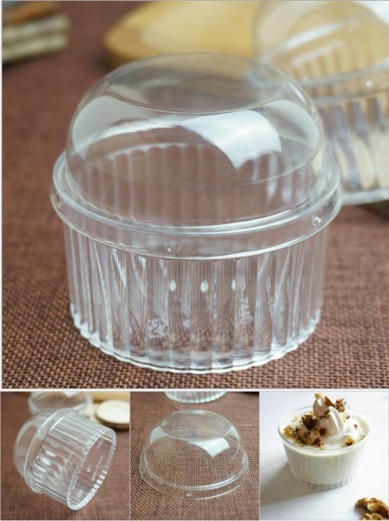 Premium Clear Dessert Cups with Dome Lid – Thick & Sturdy Finish