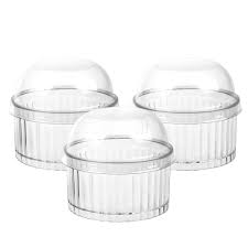 Premium Clear Dessert Cups with Dome Lid – Thick & Sturdy Finish