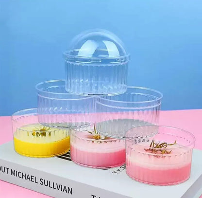 Premium Clear Dessert Cups with Dome Lid – Thick & Sturdy Finish