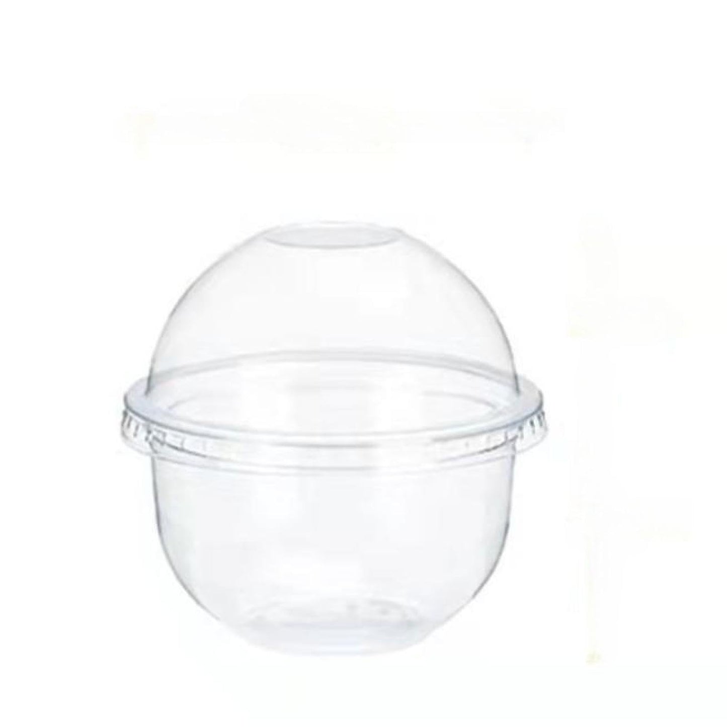 Imported Clear Plastic Dessert Cup with Dome Lid – 9 oz (270 ml) | Premium Transparent Dessert Container