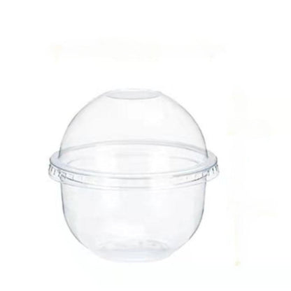 Imported Clear Plastic Dessert Cup with Dome Lid – 9 oz (270 ml) | Premium Transparent Dessert Container