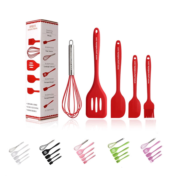 5Piece Silicone Kitchenware Set