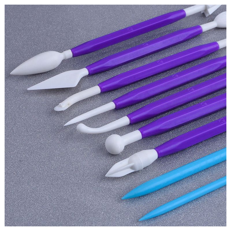 Plastic Modelling Files 8PCS PLASTIC MODELLING TOOL SET – Dispozable