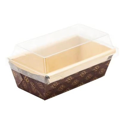 250gms Bake & Serve Plum Cake Tray WithLid | Bakeable Plum Cake Tray
