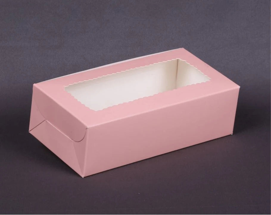 PINK 2 BROWNIE BOX ( PACK OF 10 )