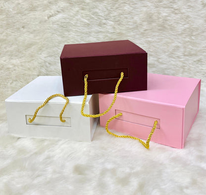 COLLAPSIBLE HAMPER BOX (8X8X4 INCHES)